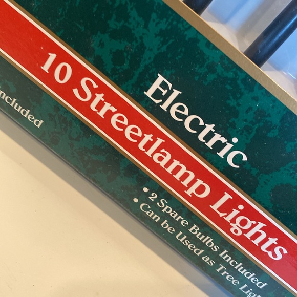 NWT & Vintage Trim a Home Electric 10 Streetlamp Lights - Picture 3 of 9